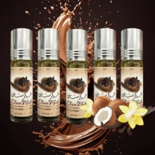 5/2/1 件黑巧克力浓香精油套装 - 三重可可和香草豆香薰，适合家庭水疗的颓废甜点香味 | 卧室按摩油，持久留香滚珠礼物，适合女性约会之夜的诱惑 - 特濃巧克力 - 查看 7