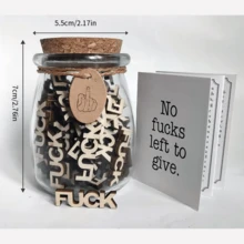 F U C K 字母木质酒瓶装饰，手工木质字母切割 DIY 工艺品，创意趣味生日礼物，送给朋友、同事、周年纪念日、节日、情人节的礼物，既鼓舞人心又幽默，可作办公桌装饰，别致的家居和朋友礼物，母亲节父亲节礼物 - 彩色 - 查看 17