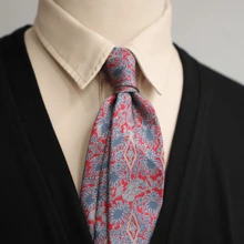 Artistic Jacquard Floral Neck Ties Cravat Ascots Oil Painting Tie Bowknot Gravatas Wedding Necktie Gentleman Party Unisex Cosplay