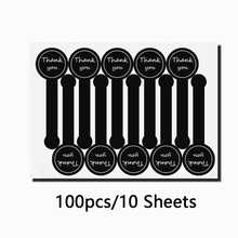 500pcs/200pcs/100pcs/50pcs-Handmade Lollipop Baking Stickers,Black Thank You Long Sealing Stickers Pudding Bottle Stickers,Thank You Long Label Seal Stickers For Cake Boxes/Jars/Coffee Cups/Bottles,Self-Adhesive Bread Stickers,Tamper Evident Seal Labels For Gift Packaging,For Bakery, Handmade Products, Birthday Party Prizes, Box Sealing Stickers, Gift Boxes, Decorative Bag Packaging Labels - Black - View 13