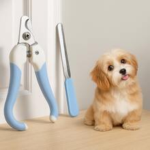 Nail Clippers For Small, Medium And Large Dogs And Cats Pet Nail Polisher - 藍色 - 查看 1