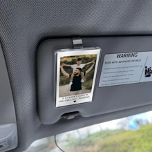Personalized Car Sun Visor Photo Clip – Custom Photo And Text For Father's Day, Birthday, And Car Decor Gifts For Dad,Gift For Dad From Son Or Daughter Keepsake, Portrait Car Visor Clip, Wedding Gifts, Wedding Accessories,Dad Gifts Custom Photo Car Visor Clip Personalized Father's Day Gift For Him Unique Gift For Dad From Son Or Daughter Sentimental Keepsake