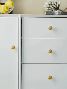 1-10Pack Gold Cabinet Knobs Dresser Knob For Drawer Hardware Handles And Luxury Pulls For Cabinets Zinc Alloy, For Drawer, Wardrobe, Cabinet Door, Kitchen Cabinet, Dressing Table, American Style Home Decoration, Free Screws Included - Multicolor - View 6