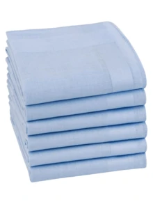 15.7 X 15.7 Inch Women's Handkerchief, Fashion Solid Color, Elegant Large Size, Absorbent & Breathable, Vintage Style, Machine Washable, Soft & Comfortable, Ideal Gift For Birthday, Mother's Day, Christmas And Other Occasions - Style a - View 5