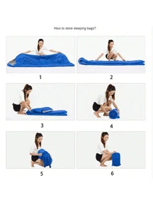 1 pieza Saco de dormir portátil con mochila, ligero y resistente al agua, adecuado para camping al aire libre, viajes, todas las estaciones