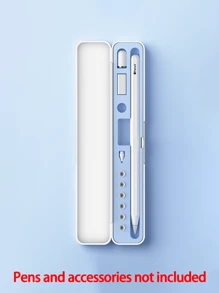 Custodia protettiva adattatore porta penne per Apple Pencil 1a e 2a generazione, elegante, durevole, compatta e portatile, adatta per penne per tablet iPad (penna e accessori non inclusi)