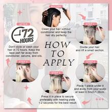 Human Hair Blonde Highlight Tape In Hair Extensions, Invisible Tape In Human Hair Extensions, 20 Pcs/Package, Instant Length & Thickness For Any Hairstyle, Heat-Friendly For Styling - S613 - 查看 7