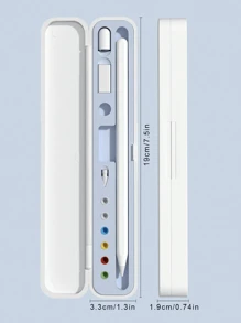 Custodia protettiva adattatore porta penne per Apple Pencil 1a e 2a generazione, elegante, durevole, compatta e portatile, adatta per penne per tablet iPad (penna e accessori non inclusi)