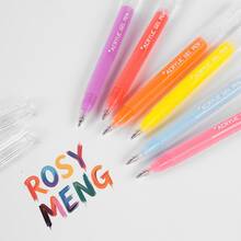 ROSYMENG 100色丙烯凝胶笔,1毫米细尖丙烯墨水笔,不透明档案级亮色马克笔,适用于黑纸绘画、素描、插画、卡片制作,学生用品,返校必备 - 彩色 - 查看 11