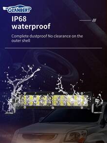 GLANBERT 20 英寸/15 英寸/8 英寸超亮双排 LED 灯带聚光灯汽车 LED 工作灯可调支架泛光灯组合密封光束适用于拖拉机、4X4、越野车、4WD、ATV、卡车 - 12V 24V - 白色 - 查看 10