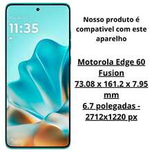 Capa Capinha Case Anti Impacto Transparente Para Moto Edge 60 Fusion - Moto Edge 60 Fusion - Visão 3