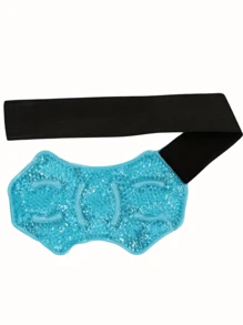 1 pieza Envoltura de terapia de hielo para tobillo/pie deportivo, paquete de gel frío/caliente con soporte ajustable para tobillos esguinzados, que se puede calentar en microondas, congelar y reutilizar