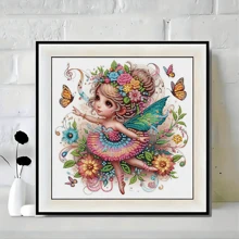 1 peça Kit de Pintura de Diamante 5D - Cristais de Forma Especial em Parte, Tela sem Moldura, Decoração para Casa e Escritório, Hobby Artesanal Relaxante, 29,97x29,97 cm
