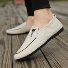 2025 New Men's Loafers Versatile Outdoor Low Cut Breathable Fashion Retro Lightweight Breathable Leisure Sports Shoes - Khaki - View 4