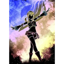 1/3 件墙面艺术海报可选框架流行优质日本动漫墙面艺术妖精的尾巴纳兹帆布海报适用于可爱房间装饰高品质家居装饰画 - 彩色 - 查看 37