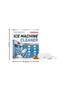 Eiswürfelbereiter Reinigungstabletten, sanfte Haushaltsreinigung, Entkalkung & Geruchsbeseitigung für Eiswürfelbereiter, Haushaltsartikel, löst Schmutz, einzeln verpackt, sprudelnde Reinigungspartikel für schnelle Entkalkung, 3D-Reinigung, Tiefenreinigung, sauerstoffangereichertes Reinigungsmittel, kein Handwaschen erforderlich, geeignet für verschiedene Materialien und Geräte, deckt den täglichen Bedarf ab