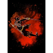 1/3 件墙面艺术海报可选框架流行优质日本动漫墙面艺术妖精的尾巴纳兹帆布海报适用于可爱房间装饰高品质家居装饰画 - 彩色 - 查看 60