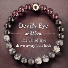 1buc Brățară Calmantă Anxietate pentru Femei Bărbați Stres Brățar cu mărgele din piatră naturală Get Well Soon Cadouri Brățară Coșuri cadou de simpatie Coșuri cadou de Ziua Recunoștinței Cadou de mulțumire