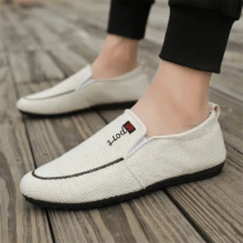 2025 New Men's Loafers Versatile Outdoor Low Cut Breathable Fashion Retro Lightweight Breathable Leisure Sports Shoes - Khaki - View 2