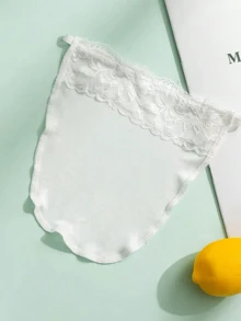 4件套可拆卸蕾丝胸罩，女士适用 - 舒适时尚的胸部遮盖物，可作为服装配饰，适用于圣诞装饰