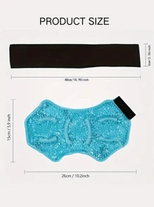 1 pieza Envoltura de terapia de hielo para tobillo/pie deportivo, paquete de gel frío/caliente con soporte ajustable para tobillos esguinzados, que se puede calentar en microondas, congelar y reutilizar