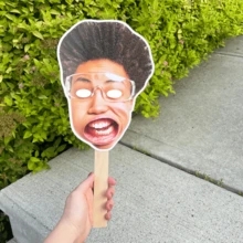 Photo Face Masks Birthday Party Decorations Personalised Fan Face Cutout Head On A Stick Cut Out Funny Face Mask,Personalized Big Head Cutout On A Stick Custom Face Cutout Party Decor Accessories Upload Photo Image For Birthday, Weddings - Multicolor - View 6
