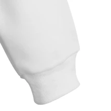 Moletom Gola Careca Estampa Quem Crê Em Mim Possui Vida Eterna 061 Blusa de Frio Unissex Agasalho Quentinho Flanelado - Branco - Visão 2