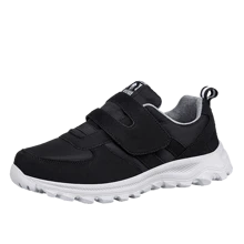 Men's Casual Sneakers, Round Toe, Comfortable, Lightweight, Wide-Fit, Elevated Footbed For Fall/Winter