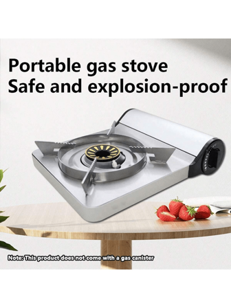 Portable Camping Stove, Butane Countertop Stove, Portable Gas Tank Butane Gas Stove, Easy To Carry For Camping, Picnics And Outdoor Trips