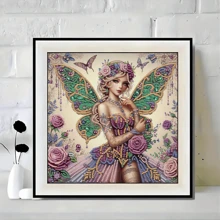 1 Conjunto Kit de Pintura de Diamante 5D - Inclui Cristais de Formato Especial, Tela sem Moldura, Decoração para Casa e Escritório, Hobby Relaxante, 30cmX30cm
