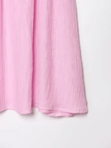 Chân váy dệt kim xếp ly phối mảnh Seelio dành cho nữ, mẫu mới về mùa Xuân/Hè. - Hồng - Xem 9