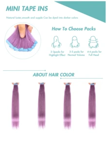 Mini Tape In Haarverlängerungen - Echthaar gefärbtes Haar 12-20 Zoll 10 Stück/Packung Gerade Tape Extensions Unsichtbare Mini Tape Gerade gefärbte Haarverlängerungen für Frauen, perfekt für Brautfrisuren, Geburtstagsparty-Looks, Haar, Sommer Blond Vibes, Geschenk für Frauen, einfache DIY Haar Halloween Kostüme