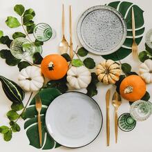 4 件热带棕榈叶仿真龟背叶，人造植物夏威夷派对丛林海滩装饰，适用于派对装饰、户外婚礼装饰