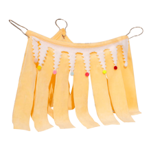 ITANDME Abnehmbare bequeme Hängematte/Versteck für Hamster, gemütliches Waldeckenhaus für Meerschweinchen, Igel, Kaninchen, Frettchen, Eichhörnchen