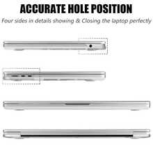 For Mac Book Air 13.6" Case A3240 M4 A3113 M3 A2681 M2 Chip Hard Case & Keyboard Cover & Screen Protector, - 黑色 - 查看 10