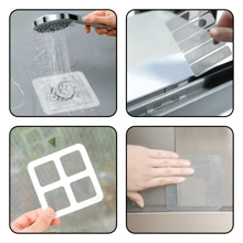 20pcs There Are Four Styles: Window Screen Repair, Mosquito Repellent, Hole Patching, Mosquito Net, Door Curtain Leak Patching, Window Water Flow Hole Patching, Tape, Hole Patching, Window Screen Patching, Hook And Loop, Self-Adhesive Patch, Square, Triangular, Square And Water Flow Hole Patching
