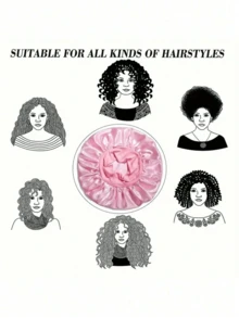 6件套美发造型工具套装，包括：1个免加热卷发器、1个缎面睡眠帽、1个免加热发带、1个发爪夹、1套免加热丝绸卷发套装、1个夜间卷发器、1个柔软睡眠眼罩、1个卷发棒、1个免加热卷发器、1个卷发器、1个美发产品及配件，适用于理发店、美容院、旅行等场合。 - 彩色 - 查看 7