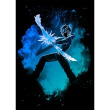 1/3 件墙面艺术海报可选框架流行优质日本动漫墙面艺术妖精的尾巴纳兹帆布海报适用于可爱房间装饰高品质家居装饰画 - 彩色 - 查看 38