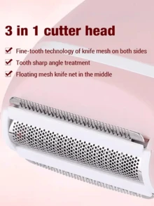 Women Hair Trimmer And Epilator, Women's Electric Mini Shaver, Painless Hair Removal Tool, Waterproof & Washable, 3-In-1 Blade, Designed For Women's Body, Face And Legs Grooming And Depilation, Bikini Trimmer, Lady Shaver, Dedicated Depilation Device - Multicolor - View 10