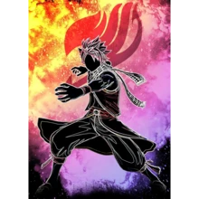 1/3 件墙面艺术海报可选框架流行优质日本动漫墙面艺术妖精的尾巴纳兹帆布海报适用于可爱房间装饰高品质家居装饰画 - 彩色 - 查看 17