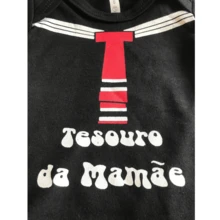 Kiko Mommy's Treasure Bodysuit With Themed Hat Birthday Party Boy Baby Kids Child - 黑色 - 查看 3