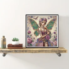 1 Conjunto Kit de Pintura de Diamante 5D - Inclui Cristais de Formato Especial, Tela sem Moldura, Decoração para Casa e Escritório, Hobby Relaxante, 30cmX30cm