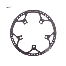 ZTTO Litepro Folding Bicycle Crankset Wide And Narrow Teeth 130BCD Chainring 45/47/53/56/58T Square Hole 170mm 130BCD 5claw Crank