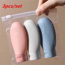 3pcs/Set 60ml Empty Bottles With Large Capacity For Shampoo, Shower Gel, Lotion, Hand Wash, Face Cleanser Dispensing & Travel For Travel Storage Bag,Makeup Bag,Cosmetic Bag,Vacation Organizer,Large Capacity Makeup Organizer Makeup Case, For Lipstick, Brush, Skincare, Mobile Phone, Coin, Small Items, For Home,Gift,Vacation And Festival Halloween Christmas Multifunctional Use,Boho Vibes,For Holiday Beach, Bathroom Collection, Bedroom Collection, Large Capacity