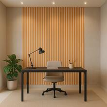 Kit With 81 Units - MDF Coating 45x11cm Modern Decorative Wall 4 Square Meters - FRIED - View 4