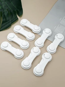 1/3/5/10 Piece Cabinet Lock, Cabinet Lock With Adhesive Security Lock For Drawer Cabinets, Closets And Pantry Doors, Anti-Theft Refrigerator Lock, Put In Window Lock To Protect Small Family Members