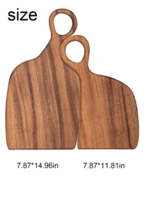 1pc Customized Cutting Board, Personalized Engraving, Mother & Child Cooking Food Board Set, Can Customize Name Or Preferred Text, Unique And Meaningful, Ideal Gift For Father/Mother, Husband/Wife, Boyfriend/Girlfriend, Perfect For Wedding, Family Gathering, Anniversary, Father's Day, Mother's Day, Valentine's Day, Christmas, Multi-Functional, Durable, Decorative, Reusable - Brown - View 16