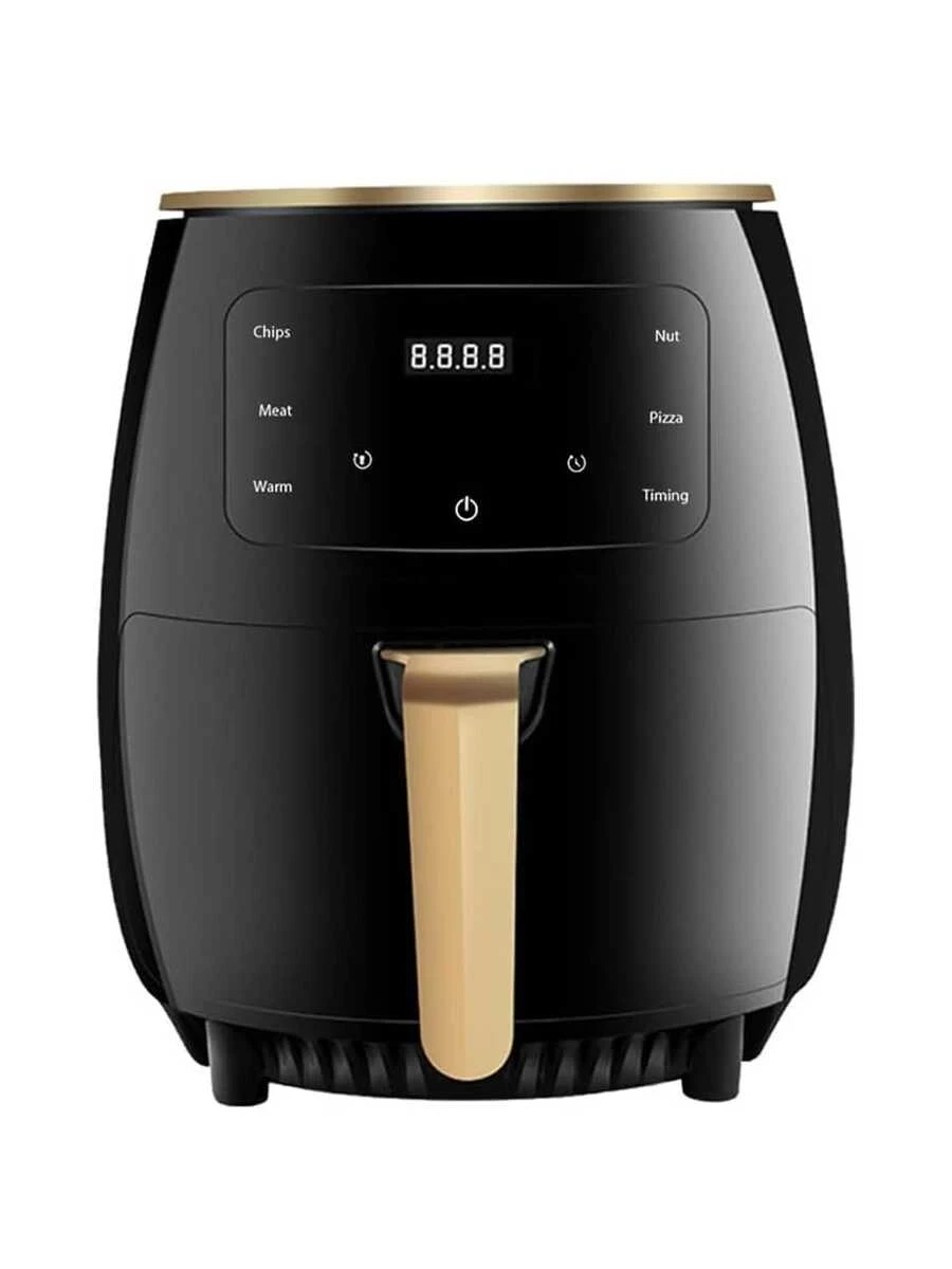 Freidora de Aire con Antiadherente 6L 2400W -Negra, 8 programas automáticos, Display Digital,Ventana transparente,Reserva con un clic,Pantalla Tactil,Antiadherente,para freír,asary hornear - Tipo de Enchufe A USA (110-127V) - Ver 1