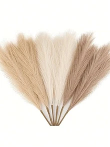 1/10pcs Artificial Pampas Grass, Valentine's Day Decor, 55cm/21.65in Pink, White, Beige Artificial Pampas Grass, Fluffy Artificial Boho Decor, Suitable For Halloween, Christmas, Pink Artificial Pampas Grass Stems Can Be Used For Vase Filler, Farmhouse, Home, Wedding Decor (Pink, White, Beige), Room Decor, Fall Decor, Home Decor, Halloween Decor, Teacher Gift, College Dorm Supplies, Dorm Decor - Multicolor - View 18