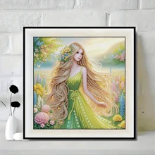 1 Conjunto Kit de Pintura de Diamante 5D - Broca Parcial Forma Especial de Cristal, Tela sem Moldura, Decoração de Casa e Escritório, Hobby Relaxante, 29,97x29,97cm